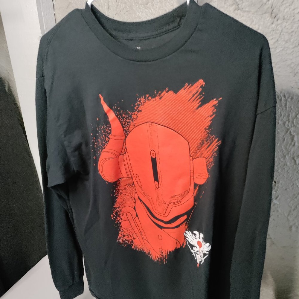 Destiny Crate T-Shirt Men's Size L Black & Orange Video Gaming